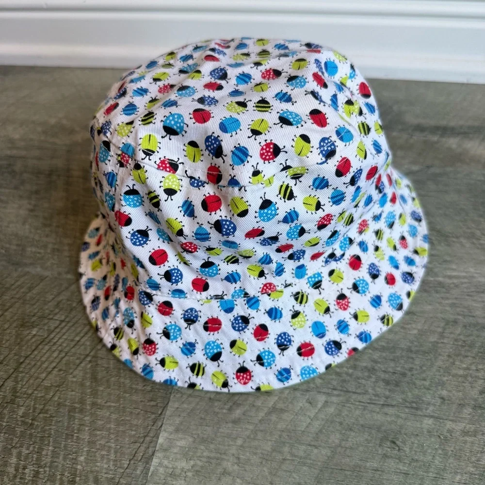 Kids Bucket Sun Beach Hat Ladybug Design OSFM One Size